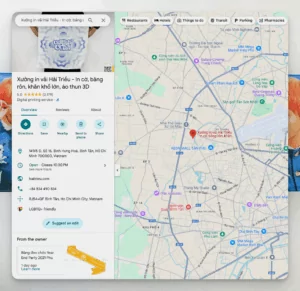 cot moc 2179 reviews tren google maps cua xuong in vai hai trieu