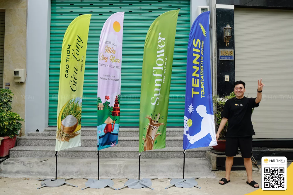 Công nghệ in chuyển nhiệt 4.0 giúp cờ phướn sắc nét và chống phai màu