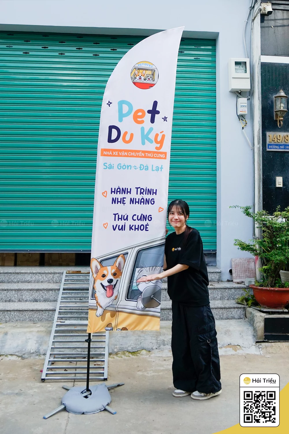 Xưởng in vải Hải Triều đáp ứng năng lực sản xuất cờ phướn đồng bộ số lượng lớn cho doanh nghiệp